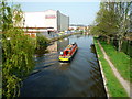 Narrow boat on the Grand Union Canal