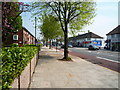 The Uxbridge Road at the junction with Livingstone Road, Southall