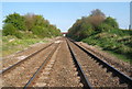 Railway line from footpath crossing