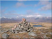 NN3164 : The summit cairn of Beinn aâBhric by Stephen Middlemiss