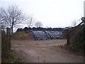 Mid Devon : Farm Entrance & Tyres