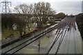 The flooded railway at Hinksey