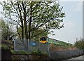 Train approaching Cradley Heath Station