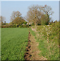 SP4667 : Footpath west of Kites Hardwick (4) by Andy F