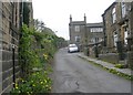 Hill House Lane - viewed from Best Lane