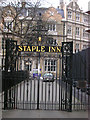 Gate at Staple Inn, High Holborn WC1