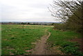 Footpath heading north from Frant