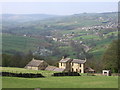 Hainworth - view over Worth Valley