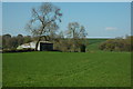 Farm buildings in the Usk valley