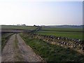NT4940 : The Hawksnest farm road by Iain Lees