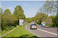 Entering Wickham from the south on the A32