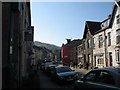 Llanberis High Street early on a spring morning