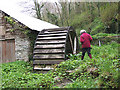 Old derelict water wheel