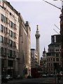 The Monument from Gracechurch Street EC3