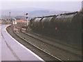 SD9851 : Shunting oil tanks at Skipton by Stephen Craven