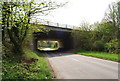 A21 bridge crosses Upper Haysden Lane