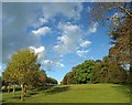 The grounds of Barnsdale Hall Hotel