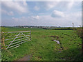 Open  gate to farmland