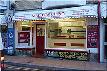 SS5247 : Maddy’s Chippy, No. 25 St. James’s Place, Ilfracombe. by Roger A Smith