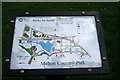 Map sign for Melton Country Park