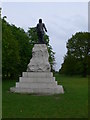SJ8189 : Statue of Oliver Cromwell in Wythenshawe Park by Eirian Evans