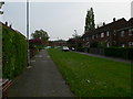 SJ8188 : Belford Walk, leading to Baguley Hall Primary School by Eirian Evans