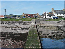 NH7455 : The jetty at Chanonry Ness by Russel Wills