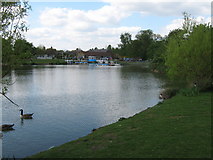 TQ5169 : Lake in Swanley Park by David Anstiss