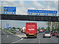 M25 Motorway Clockwise. Junction 13 Slip Road For The A30