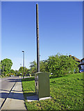 TQ2995 : Mobile Phone Mast, Prince George Avenue, London N14 by Christine Matthews