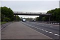 Footbridge over the A34 near Sunningwell