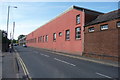 Tiverton : Leat Street & Heathcoat Fabrics Factory