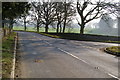 Kirriemuir / Glamis Road at its junction with the road leading to Linross