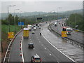 M5 Motorway Looking North Towards Junction 4 From B4091, Catshill