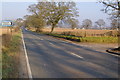 Meigle / Forfar Road at its junction with Hayston & Arniefoul Road