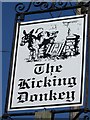 Sign for the Kicking Donkey