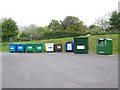 Recycling area, Witchampton