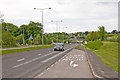 A32 Wickham Road about to pass beneath the M27