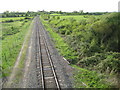 Quainton: Railway line to the Calvert landfill site