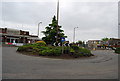 Roundabout outside Horsham Station