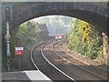 Railway leaving Burntisland