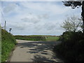 Minor road junction south of Stryd y Facsen on Cycle Route 5