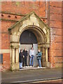 Former public swimming baths, Entrance