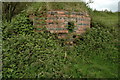 Crumbling pillbox in the Usk valley