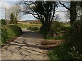 Lane past entrance to Blackingstone Woods