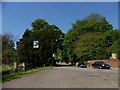 The village sign on the road west out of Harbledown