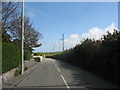 View north-eastwards along Gorad Road