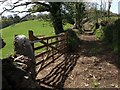 Gate on Moretonhampstead Bridleway 18