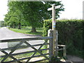 Greensand Way crosses School Lane