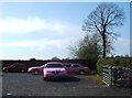 Pink stretch limo